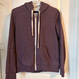 Bluenotes Purple Hoodie with Cream Accents